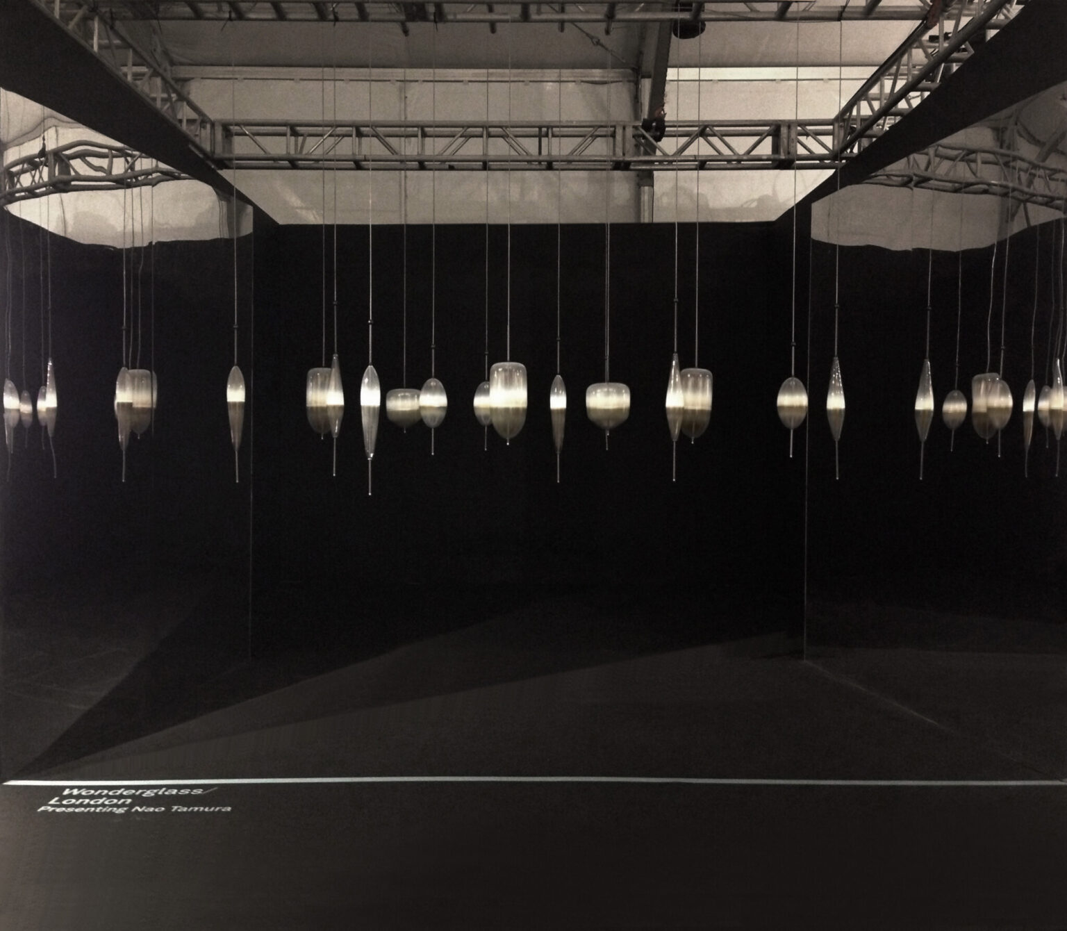 MOVING HORIZON, WonderGlass. Installation by Nao Tamura. | Design Miami, December 2013.